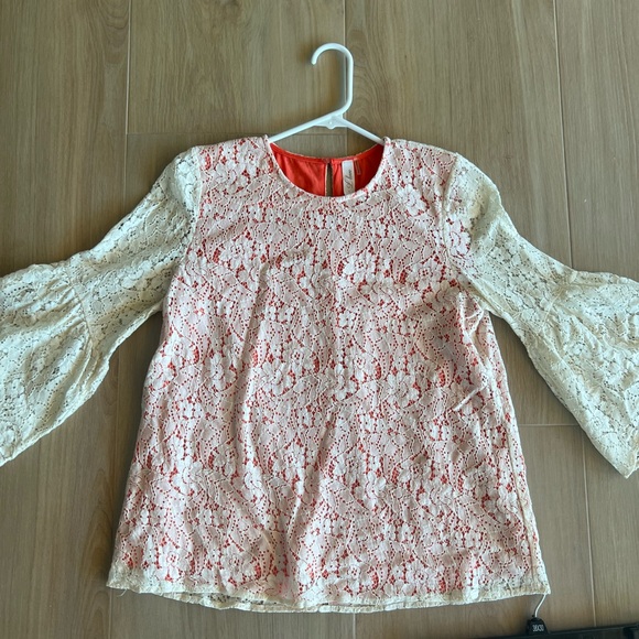 L Love Coral Lace Two Piece Set - Picture 4 of 7